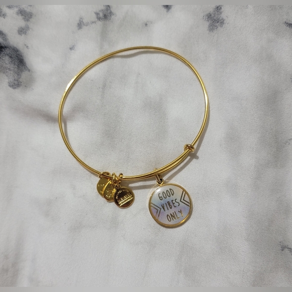 Alex and Ani Good Vibes Only Bracelet - Picture 1 of 2